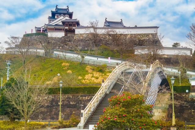 現在は福知山城公園として整備・復元された福知山城